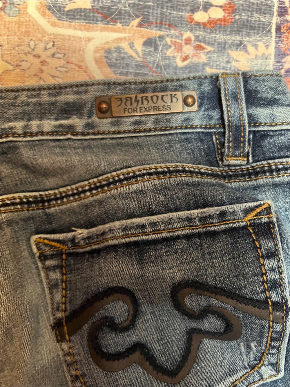 EXPRESS REROCK VINTAGE SZ 8 - Picture 5 of 8